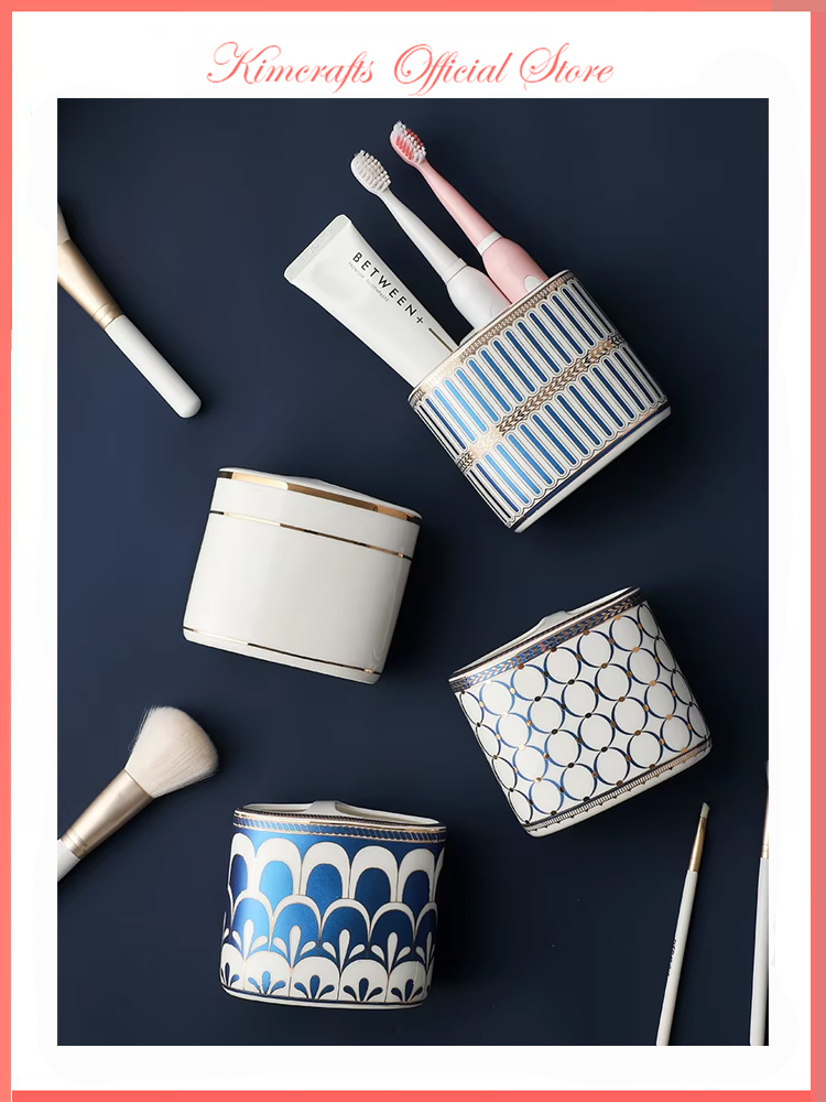 Luxury Skincare Accessories - Nordic Bathroom Accessories Ceramic Toothpaste Holder