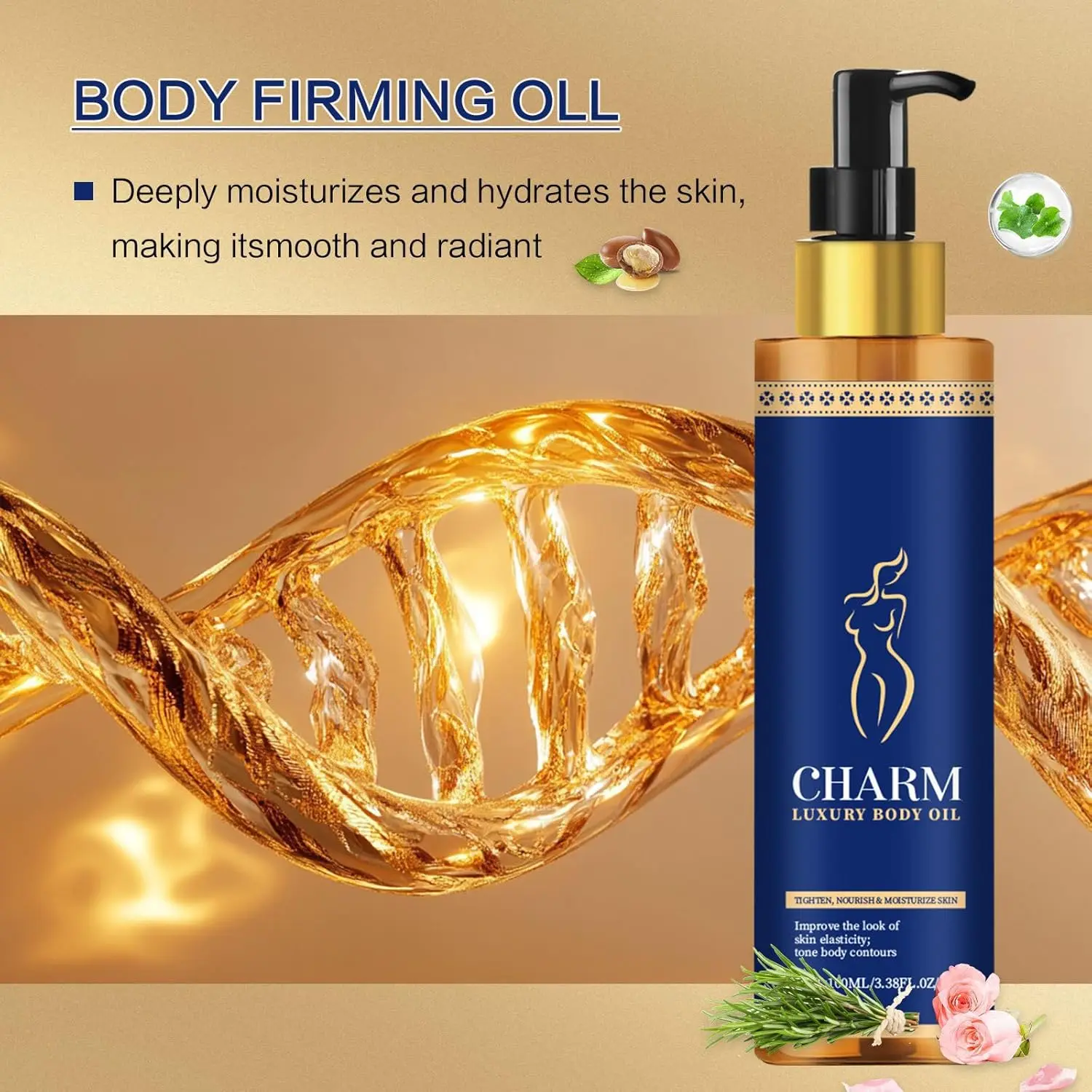 Firming Body Oil Luxury Body O - огляд і ціна Luxury Skincare Accessories