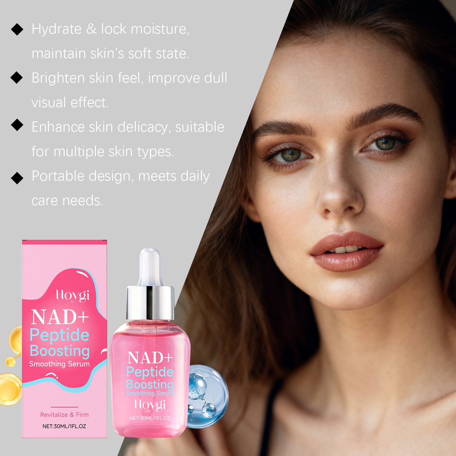 NAD+ Peptide Pink Serum Copper - огляд і ціна Tripeptide Collagen Boost