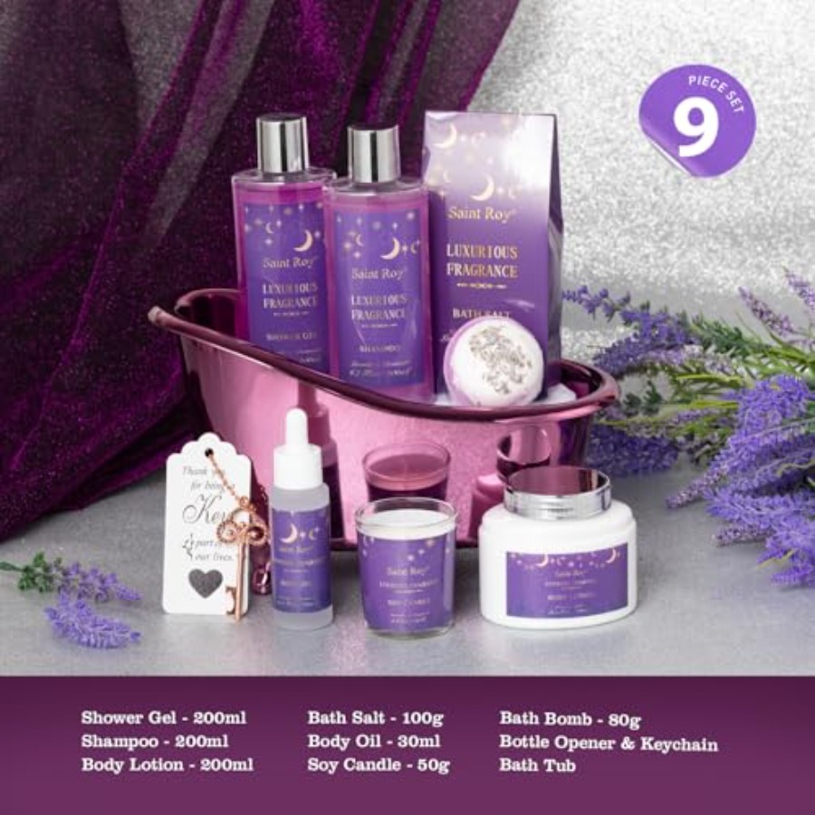 Bath Basket Spa Kit Spa Gifts  - огляд і ціна Luxury Skincare Set For Women