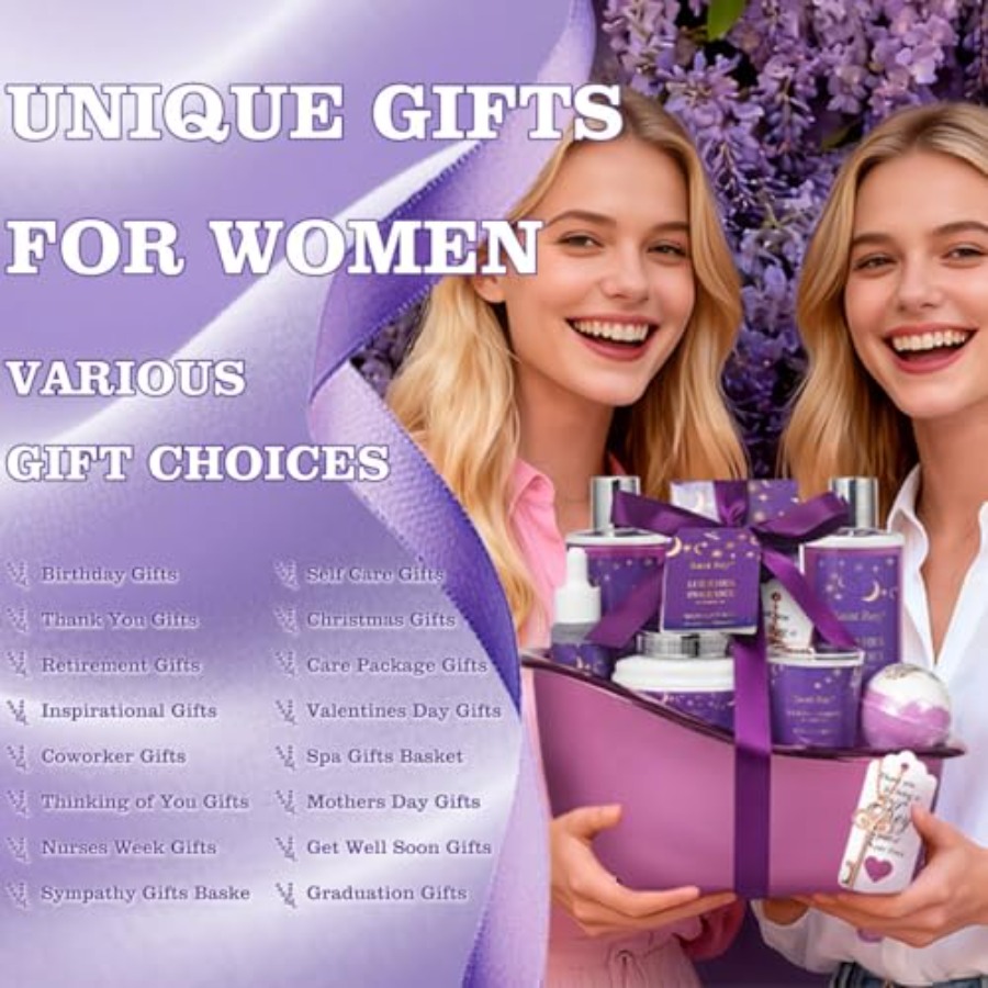 Bath Basket Spa Kit Spa Gifts  - огляд і ціна Luxury Skincare Set For Women