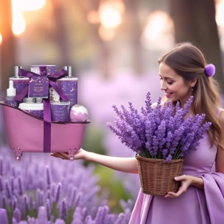 Bath Basket Spa Kit Spa Gifts  - огляд і ціна Luxury Skincare Set For Women