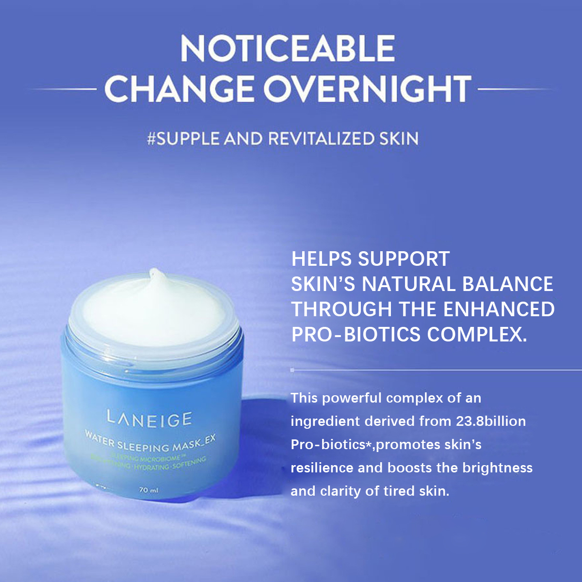 LANEIGE Water Sleeping Mask 70 - огляд і ціна Luxury Skincare In Korea